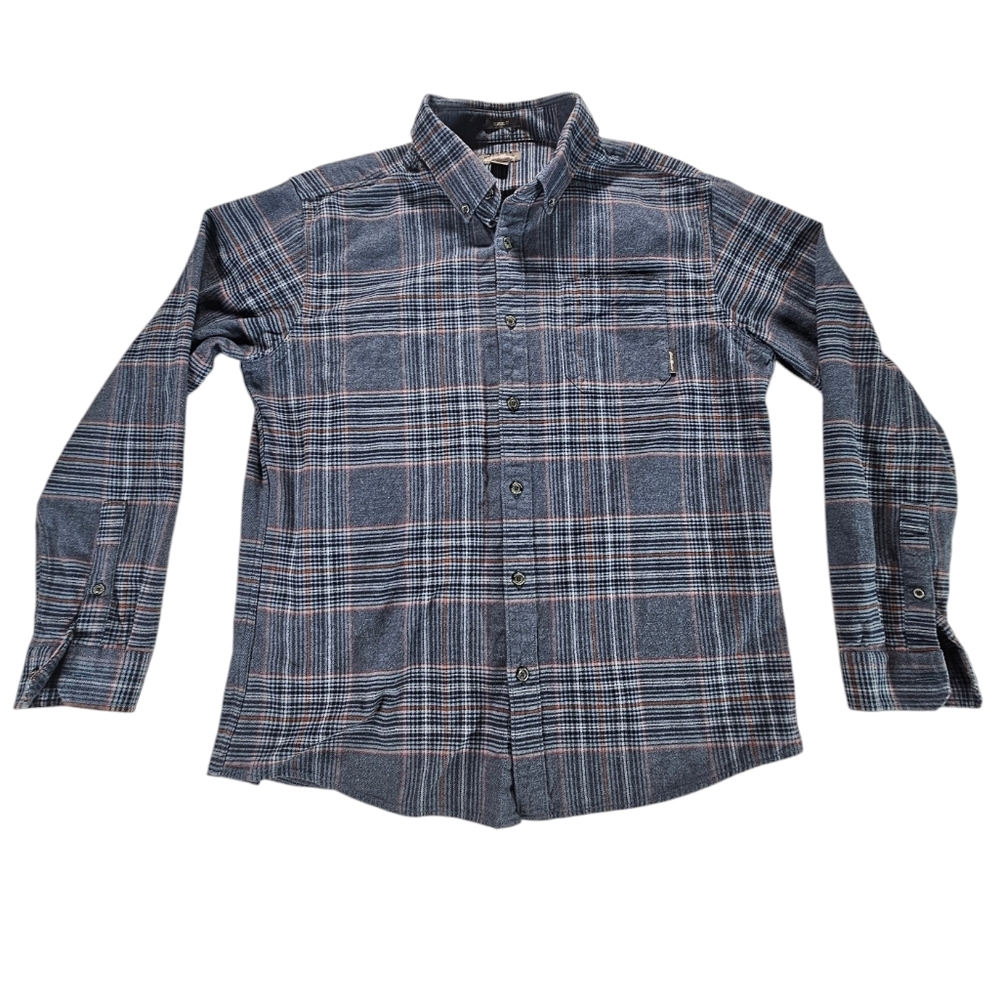 Eddie Bauer classic fit flannel size Large like new
